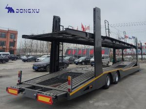 DongXu Car Carrier Trailer export to Nigeria