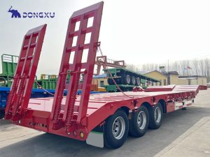 DongXu Vehicle Lowbed Semi Trailer
