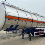 Dong Xu 3 Axle 55000 LtrsStainless Steel Tanker Trailer