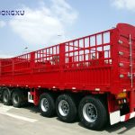 DongXu 3 Axle 60 Tons Fence Semi Trailer