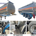 Dong Xu 3-Axle Fuel Tank Semi Trailer