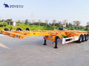 3 Axle Skeleton Trailer Export to Philippine