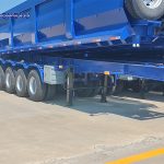 Dong Xu 4 Axle 100 Tons Tipper Trailer