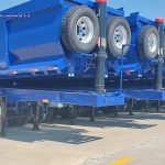 Dong Xu 4 Axle 100 Tons Tipper Trailer