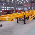 Dong Xu 3 Axle 40ft Container Skeleton Trailer